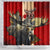 Canada Moose Shower Curtain Canadian Flag Maple Leaf Vintage