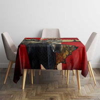 Canada Moose Tablecloth Canadian Flag Maple Leaf Vintage