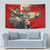 Canada Moose Tapestry Canadian Flag Maple Leaf Vintage