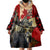 Personalized Canada Moose Wearable Blanket Hoodie Canadian Flag Maple Leaf Vintage