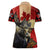 Personalized Canada Moose Women Polo Shirt Canadian Flag Maple Leaf Vintage