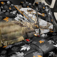 Moose Hunting Back Car Seat Cover Autumn Wilderness Adventure Camo