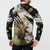 Personalized Moose Hunting Button Sweatshirt Autumn Wilderness Adventure Camo