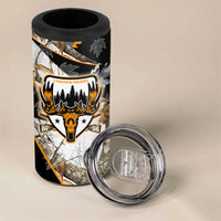 Moose Hunting 4 in 1 Can Cooler Tumbler Autumn Wilderness Adventure Camo