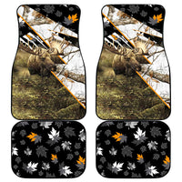 Moose Hunting Car Mats Autumn Wilderness Adventure Camo
