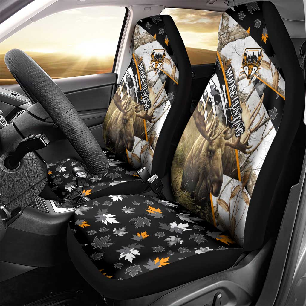 Moose Hunting Car Seat Cover Autumn Wilderness Adventure Camo