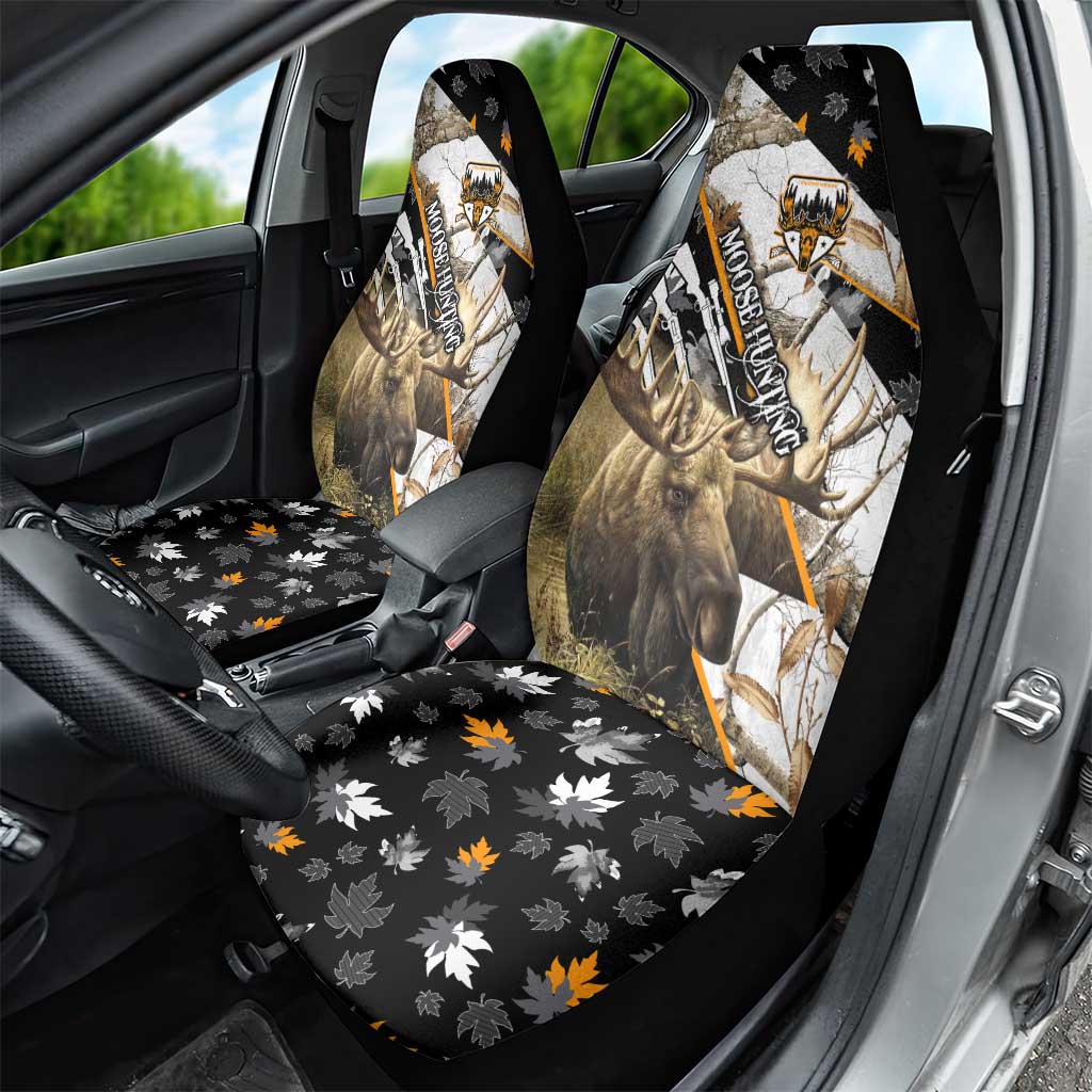 Moose Hunting Car Seat Cover Autumn Wilderness Adventure Camo