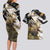 Personalized Moose Hunting Couples Matching Long Sleeve Bodycon Dress and Hawaiian Shirt Autumn Wilderness Adventure Camo