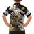 Personalized Moose Hunting Family Matching Off The Shoulder Long Sleeve Dress and Hawaiian Shirt Autumn Wilderness Adventure Camo