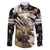Personalized Moose Hunting Family Matching Off The Shoulder Long Sleeve Dress and Hawaiian Shirt Autumn Wilderness Adventure Camo