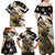 Personalized Moose Hunting Family Matching Off Shoulder Maxi Dress and Hawaiian Shirt Autumn Wilderness Adventure Camo