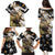 Personalized Moose Hunting Family Matching Puletasi and Hawaiian Shirt Autumn Wilderness Adventure Camo