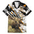 Personalized Moose Hunting Family Matching Puletasi and Hawaiian Shirt Autumn Wilderness Adventure Camo