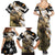 Personalized Moose Hunting Family Matching Summer Maxi Dress and Hawaiian Shirt Autumn Wilderness Adventure Camo
