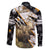 Personalized Moose Hunting Family Matching Tank Maxi Dress and Hawaiian Shirt Autumn Wilderness Adventure Camo