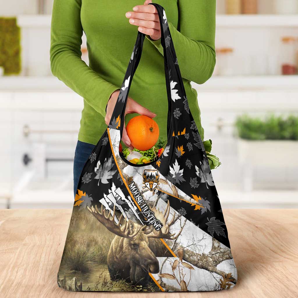 Moose Hunting Grocery Bag Autumn Wilderness Adventure Camo