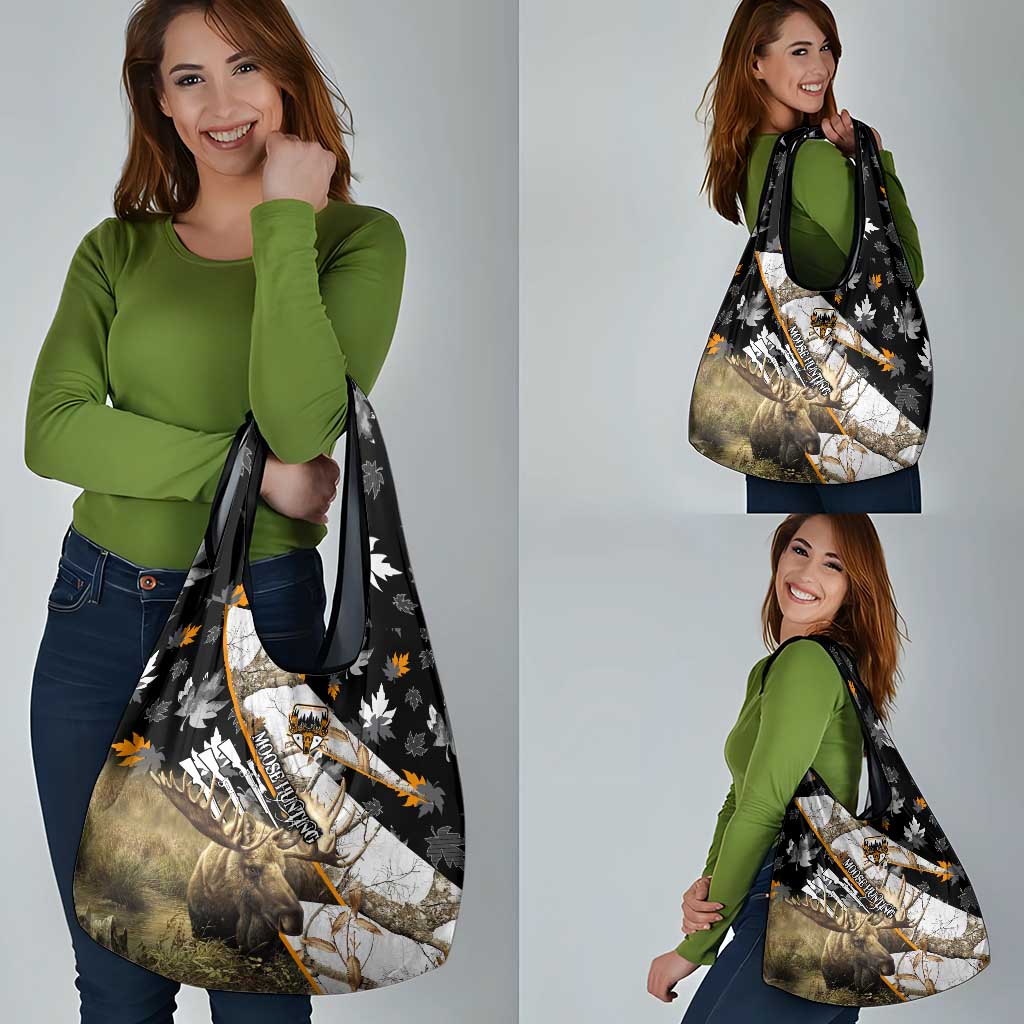 Moose Hunting Grocery Bag Autumn Wilderness Adventure Camo