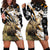 Personalized Moose Hunting Hoodie Dress Autumn Wilderness Adventure Camo
