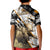 Personalized Moose Hunting Kid Polo Shirt Autumn Wilderness Adventure Camo