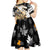 Personalized Moose Hunting Kid Short Sleeve Dress Autumn Wilderness Adventure Camo