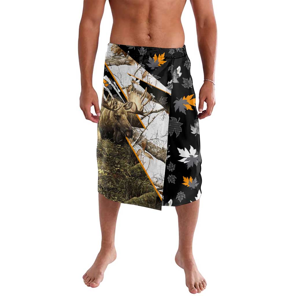 Personalized Moose Hunting Lavalava Autumn Wilderness Adventure Camo