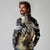 Personalized Moose Hunting Long Sleeve Polo Shirt Autumn Wilderness Adventure Camo