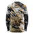 Personalized Moose Hunting Long Sleeve Shirt Autumn Wilderness Adventure Camo