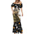 Personalized Moose Hunting Mermaid Dress Autumn Wilderness Adventure Camo
