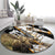 Moose Hunting Round Carpet Autumn Wilderness Adventure Camo