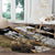 Moose Hunting Round Carpet Autumn Wilderness Adventure Camo