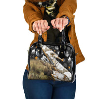 Moose Hunting Shoulder Handbag Autumn Wilderness Adventure Camo