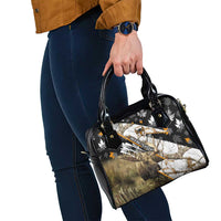 Moose Hunting Shoulder Handbag Autumn Wilderness Adventure Camo