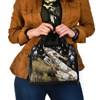 Moose Hunting Shoulder Handbag Autumn Wilderness Adventure Camo