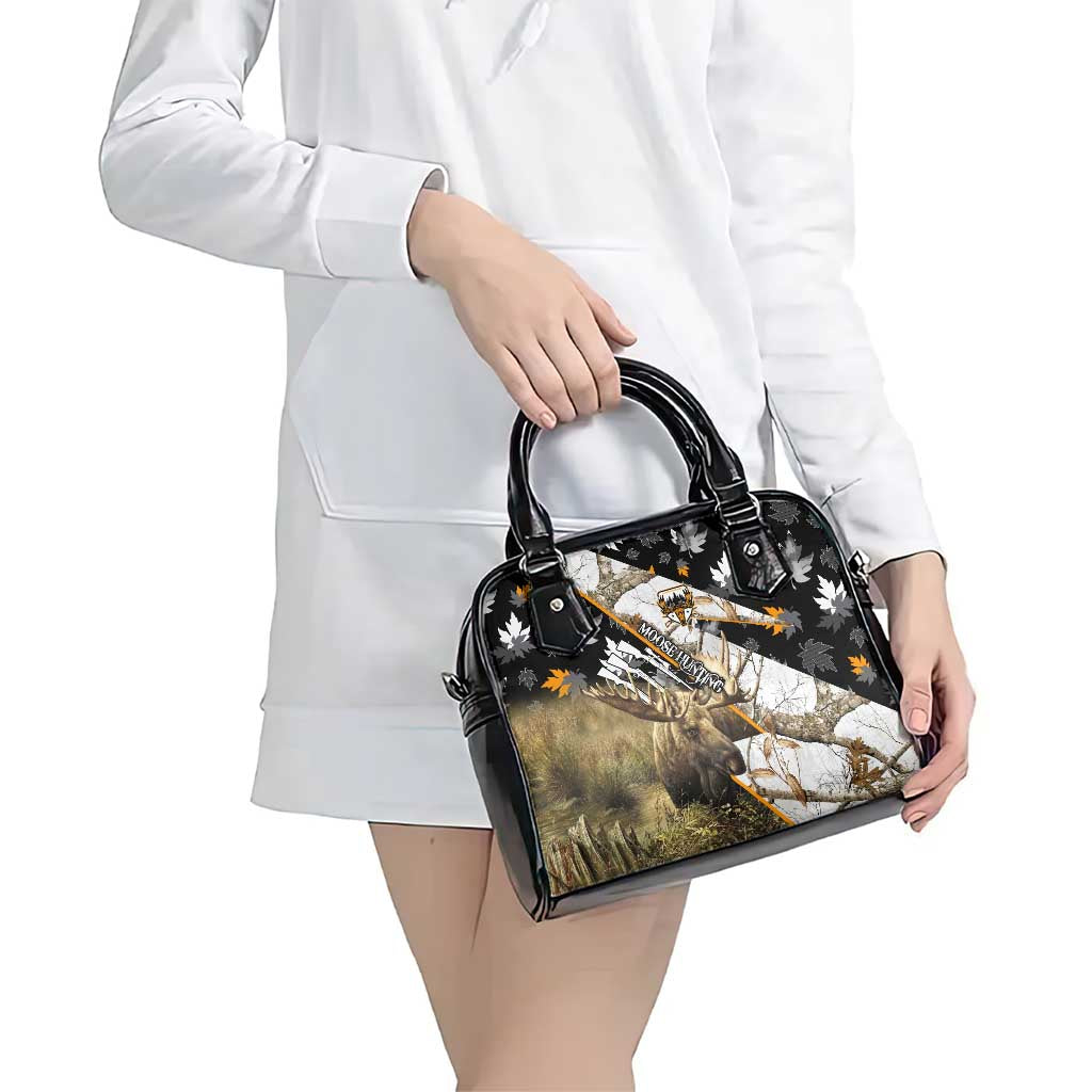 Moose Hunting Shoulder Handbag Autumn Wilderness Adventure Camo