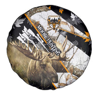 Moose Hunting Spare Tire Cover Autumn Wilderness Adventure Camo