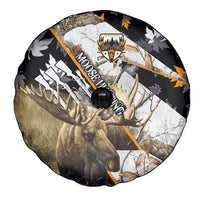 Moose Hunting Spare Tire Cover Autumn Wilderness Adventure Camo