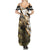 Personalized Moose Hunting Summer Maxi Dress Autumn Wilderness Adventure Camo