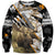 Personalized Moose Hunting Sweatshirt Autumn Wilderness Adventure Camo