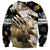 Personalized Moose Hunting Sweatshirt Autumn Wilderness Adventure Camo
