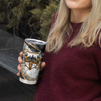 Moose Hunting Tumbler Cup Autumn Wilderness Adventure Camo