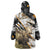 Personalized Moose Hunting Wearable Blanket Hoodie Autumn Wilderness Adventure Camo