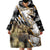 Personalized Moose Hunting Wearable Blanket Hoodie Autumn Wilderness Adventure Camo