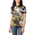 Personalized Moose Hunting Women Polo Shirt Autumn Wilderness Adventure Camo