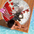 Moose Hunting Beach Blanket Canada Maple Leaf