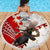 Moose Hunting Beach Blanket Canada Maple Leaf
