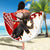 Moose Hunting Beach Blanket Canada Maple Leaf