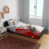 Moose Hunting Bedding Set Canada Maple Leaf