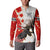 Moose Hunting Button Sweatshirt Canada Maple Leaf