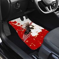 Moose Hunting Car Mats Canada Maple Leaf