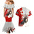 Moose Hunting Couples Matching Mermaid Dress and Hawaiian Shirt Canada Maple Leaf